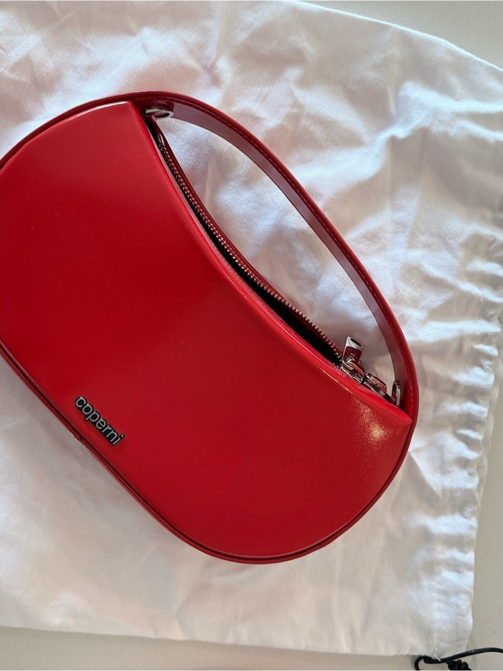 Coperni Red Crescent Mini Shoulder Bag